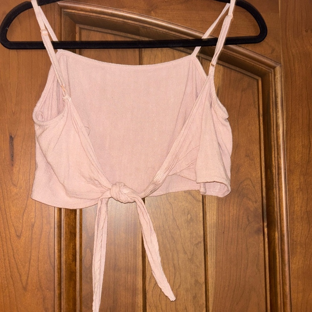 LA hearts tie back tank